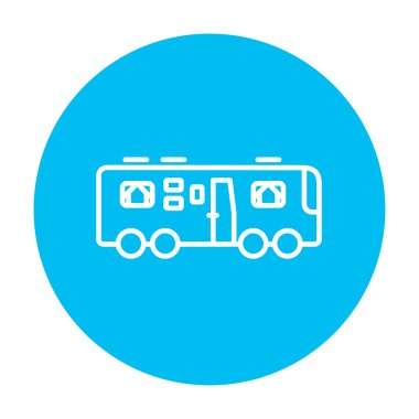 Kamyonet ve karavan satırı simgesi.