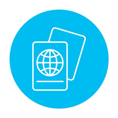 Harita çizgi simgesi.