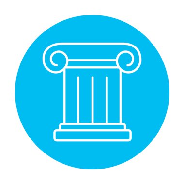 Antik sütun satırı simgesi.