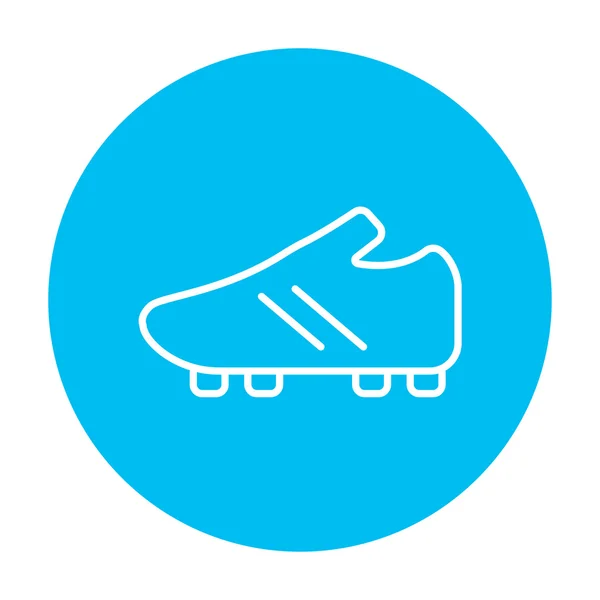Football boot line icon. — Stock Vector