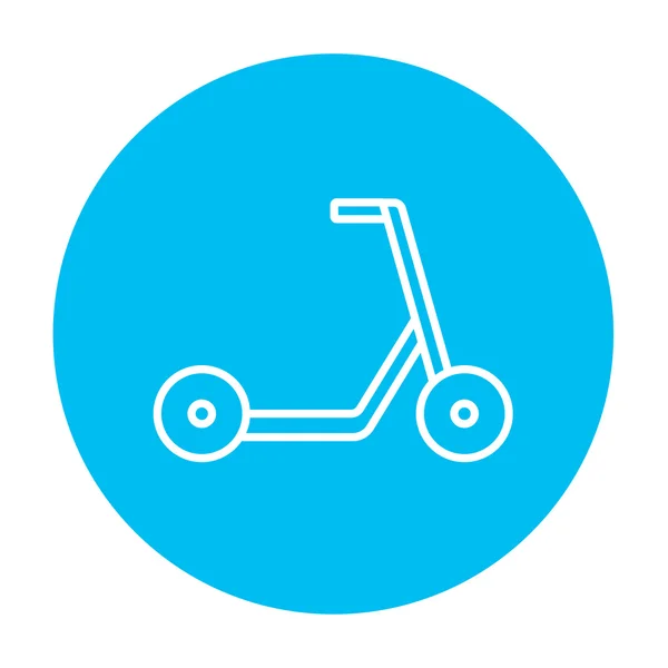 Kick scooter line icon. — Stock Vector