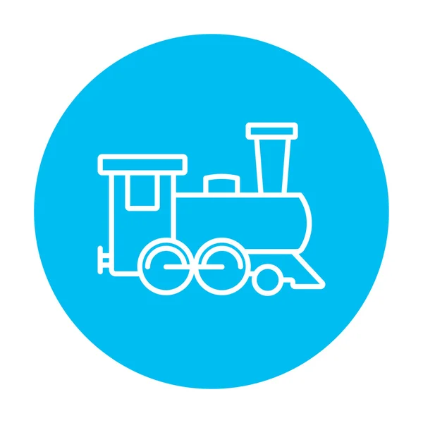 Train line icon. — Stock Vector