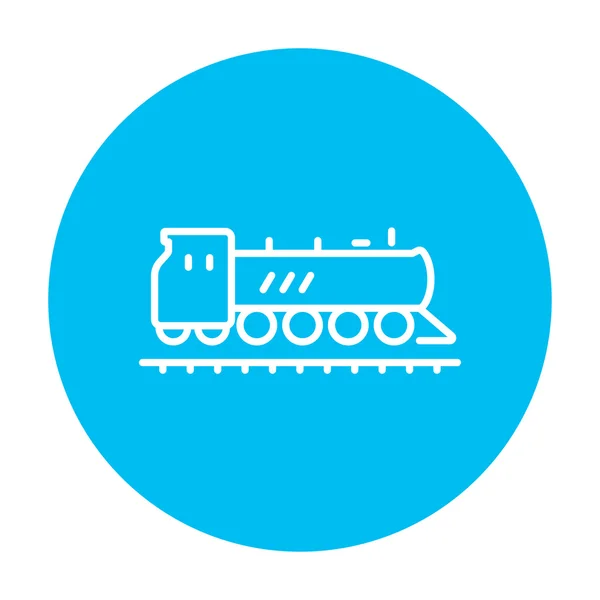 Train line icon. — Stock Vector