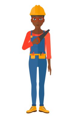 Gülümseyen işçi ile gördüm.