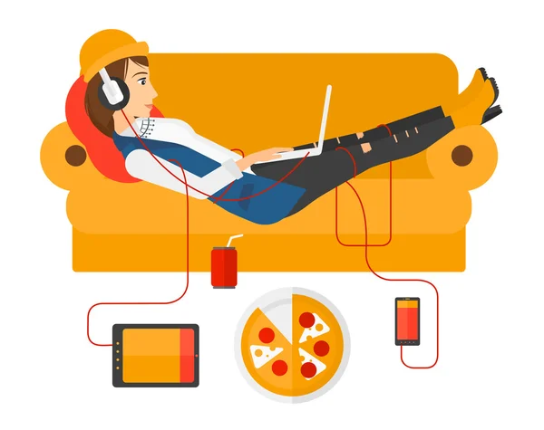 Lazy girl cartoon Vector Art Stock Images | Depositphotos Lazy girl cartoon Vector Art Stock Images | Depositphotos