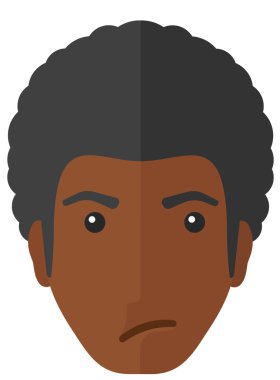 Kıskanç Afrikalı-Amerikalı adam.