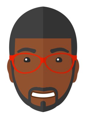 gülümseyerek mutlu bir adam.