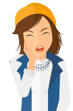 diş ağrısı acı kadın.