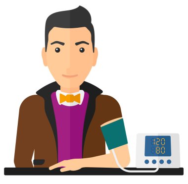 Kan basıncı ölçümü.