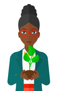 kadın holding bitki.