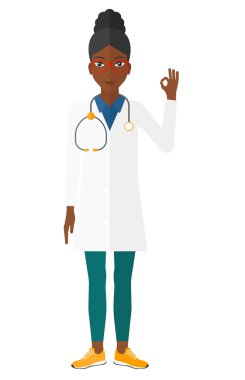 Gösteren işareti Tamam doktor.
