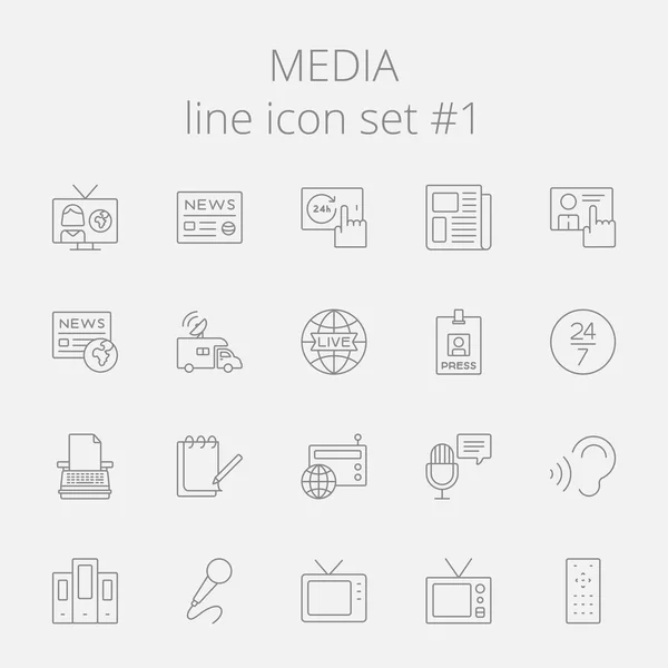 Conjunto de iconos . — Vector de stock
