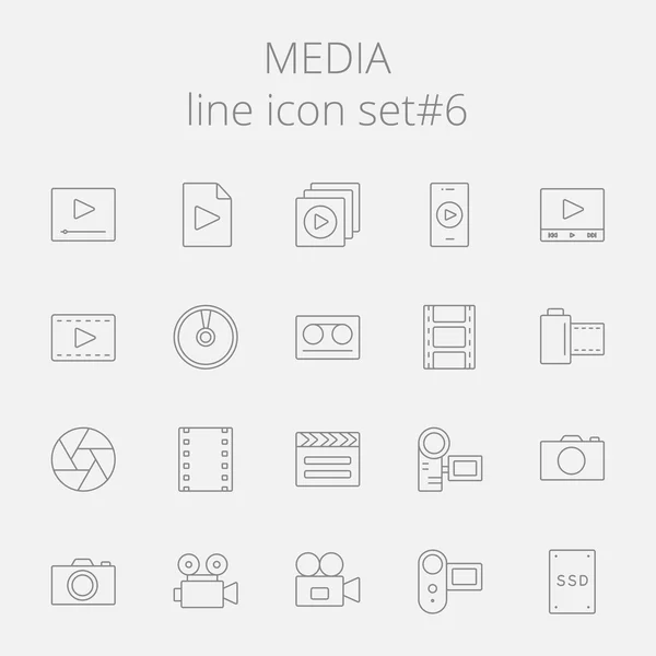 Conjunto de iconos . — Vector de stock