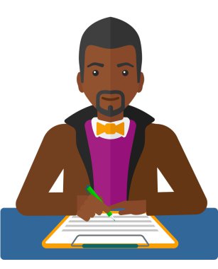 adam sözleşme imzalama.