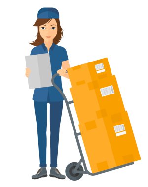 kadın kutuları teslim.