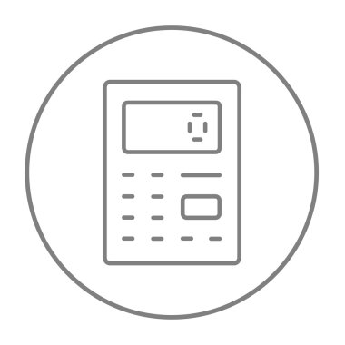 Hesap makinesi satır simgesi.