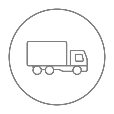 Teslimat kamyonu simgesi.