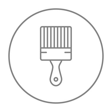 Boya fırçası satırı simgesi.