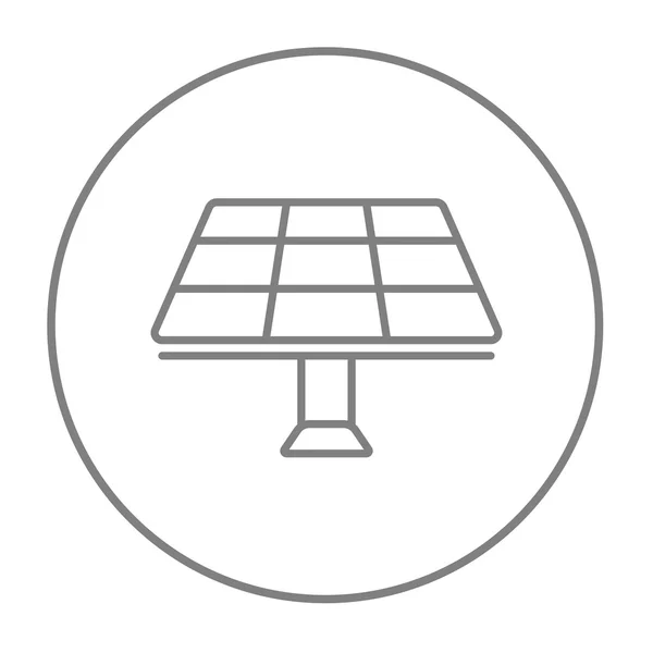 Symbolbild Solaranlage. — Stockvektor