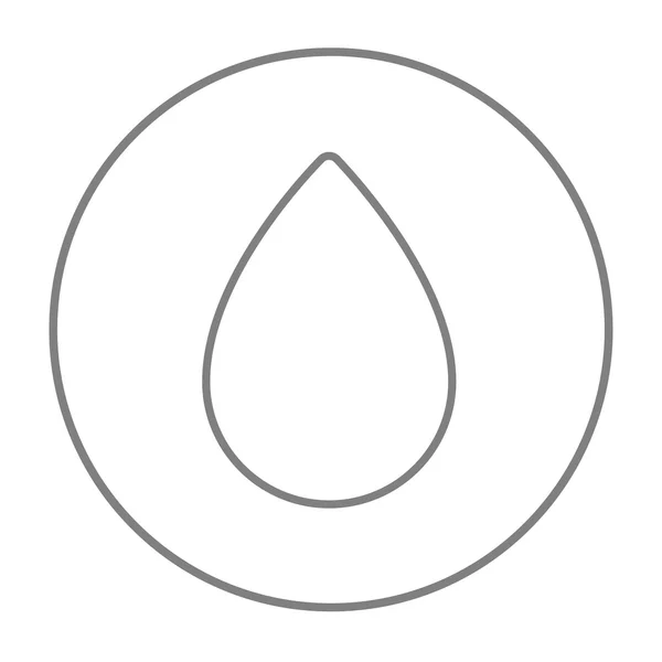 Icono de gota de agua . — Vector de stock