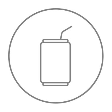 Saman satırı simgesi içme ile soda olabilir.