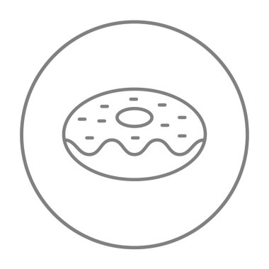 Halka satırı simgesi.