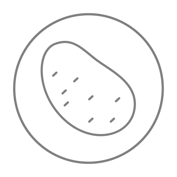 Potato line icon. — Stock Vector