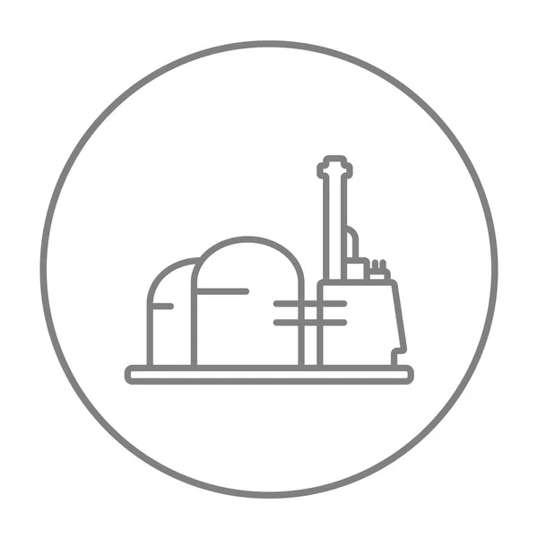 Factory Line Symbol. — Stockvektor