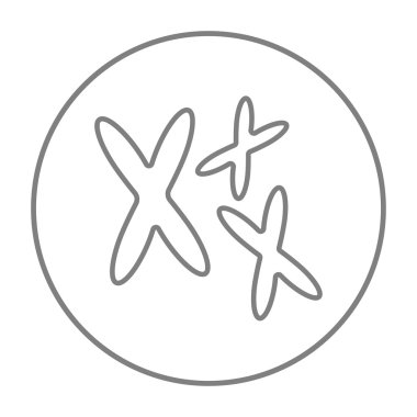 Kromozomlar satırı simgesi.