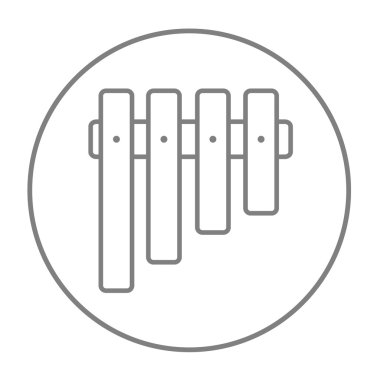 Vibrafon satırı simgesi.