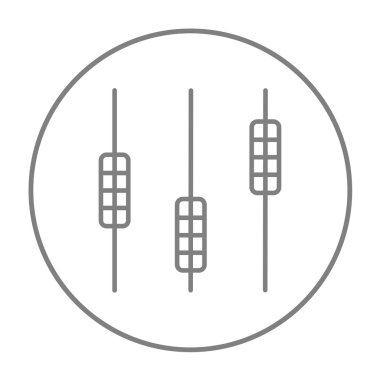 Ses karıştırıcı konsol satırı simgesi.