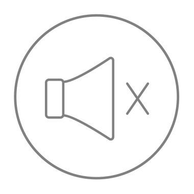 Hoparlör satırı simgesini kapat.