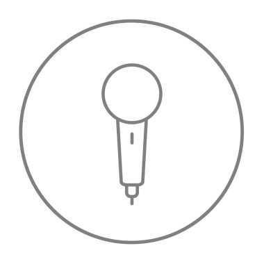 Mikrofon hattı simgesi.