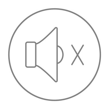 Hoparlör satırı simgesini kapat.