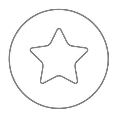 Derecelendirme yıldız satırı simgesi.