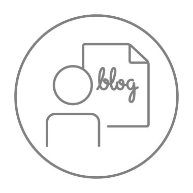 Adam ve kelime günlüğü satırı simgesi ile levha.