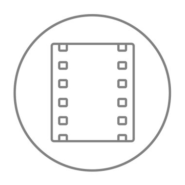 Negatif satırı simgesi.