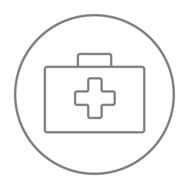 İlk yardım kiti satırı simgesi.