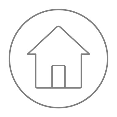 Ev satırı simgesi.