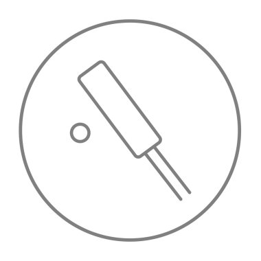 Kriket satırı simgesi.