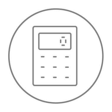 Hesap makinesi satır simgesi.