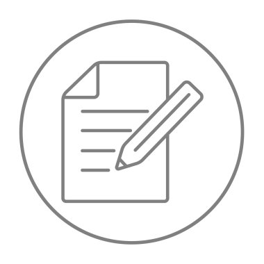 Not satırı simgesi alarak.