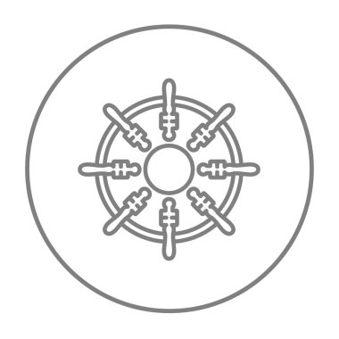 Dümen Hattı Simgesi.