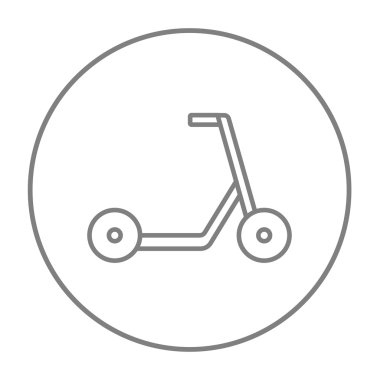 Scooter satır simgesini tekmele.