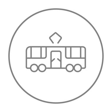 Tramvay hattı simgesi.