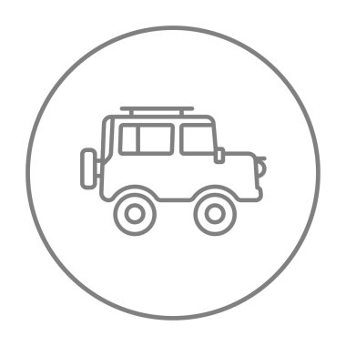 Araba satırı simgesi.