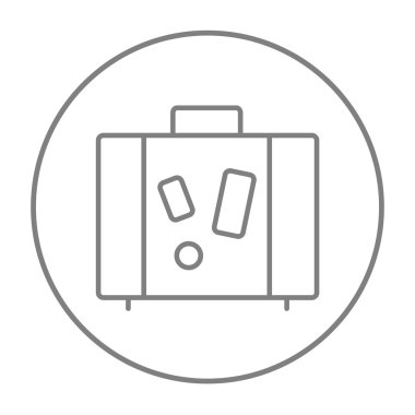 bavul satırı simgesi.