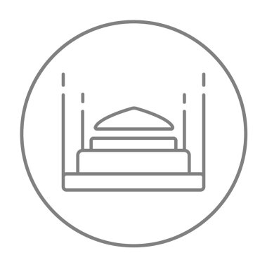 Taj Mahal satırı simgesi.