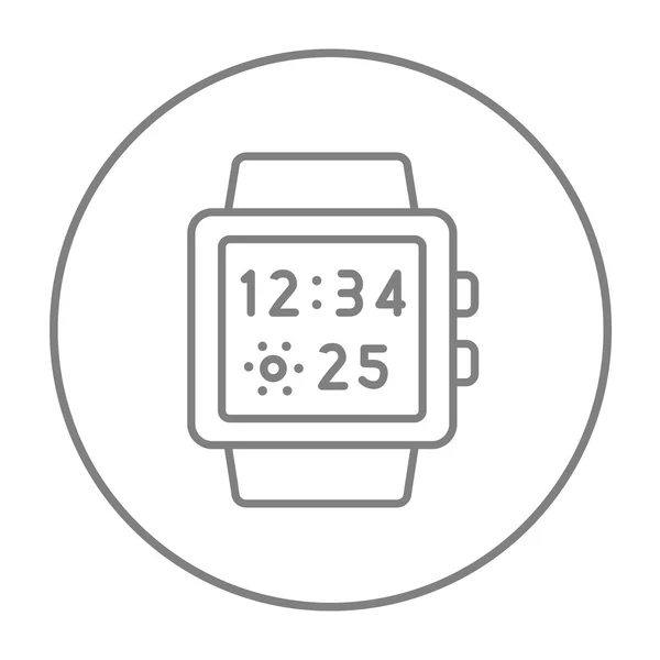 SmartWatch sor ikon. — Stock Vector