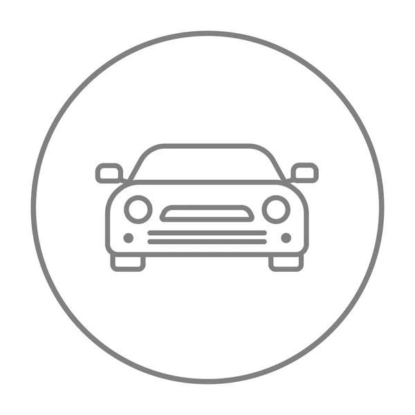 Icona della linea di auto . — Vettoriale Stock